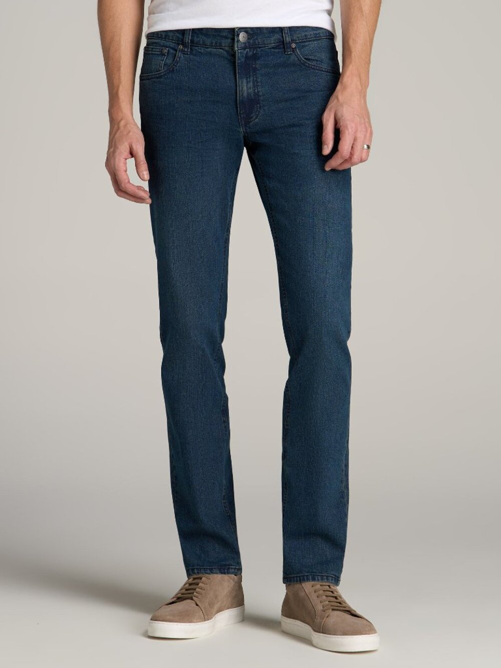 American Tall Carman TAPERED Jeans for Tall Men in Coastal Blue Size 3636 / 38 /